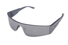 Load image into Gallery viewer, BALENCIAGA バレンシアガ Mono Rectangle サングラス BB0041S サイズ99□1-125 シルバー プラスチック 良品 中古 4c068755