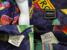 Load image into Gallery viewer, Versace Jeans Couture ヴェルサーチ ジーンズ クチュール カー ロゴ 長袖シャツ 柄 マルチカラー 車 コットン 美品 サイズL 中古 4c068758