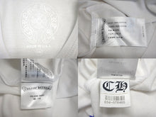 Load image into Gallery viewer, 新品未使用 CHROME HEARTS クロムハーツ ショート丈 ミニTシャツ リップ＆タン ローリングストーンズ 限定 ホワイト ブルー 中古 4c068769