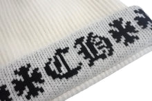 画像をギャラリービューアに読み込む, 新品未使用 CHROME HEARTS クロムハーツ カシミア ビーニー ニットキャップ BIG DADDY ビッグ ダディ ホワイト 中古 4c068771
