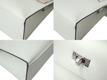 Load image into Gallery viewer, 新品未使用 HERMES エルメス ポシェット ケリー ヴェールフィズ スイフト ハンドバッグ シルバー金具 U刻印 中古 4c068777