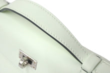 Load image into Gallery viewer, 新品未使用 HERMES エルメス ポシェット ケリー ヴェールフィズ スイフト ハンドバッグ シルバー金具 U刻印 中古 4c068777