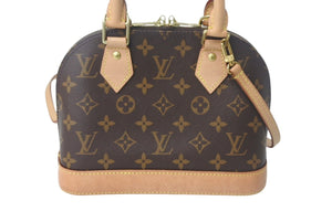 LOUIS VUITTON ルイヴィトン アルマBB ハンドバッグ M53152 ショルダー 2WAY モノグラムキャンバス PVC レザー 美品 中古 4c068783