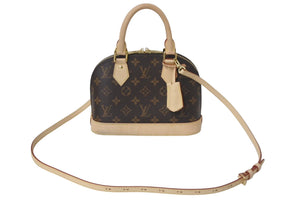 LOUIS VUITTON ルイヴィトン アルマBB 2WAYハンドバッグ 現行モデル M46990 モノグラム ゴールド金具 美品 中古 4c068784