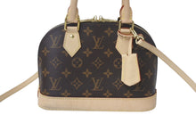 Load image into Gallery viewer, LOUIS VUITTON ルイヴィトン アルマBB 2WAYハンドバッグ 現行モデル M46990 モノグラム ゴールド金具 美品 中古 4c068784