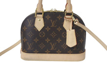 画像をギャラリービューアに読み込む, LOUIS VUITTON ルイヴィトン アルマBB 2WAYハンドバッグ 現行モデル M46990 モノグラム ゴールド金具 美品 中古 4c068784