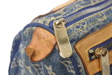 画像をギャラリービューアに読み込む, LOUISVUITTON ルイヴィトン ネオスピーディ ハンドバッグ M95019 モノグラムデニム ブルー ブラウン ゴールド 良品 中古 4c068797