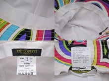 画像をギャラリービューアに読み込む, 極美品 EMILIO PUCCI エミリオプッチ サマーバケットハット マルチカラー コットン100% 51GF03 中古 4b00068