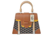 画像をギャラリービューアに読み込む, 新品未使用 Goyard ゴヤール サイゴンPM 2WAYショルダーバッグ ハンドバッグ ゴヤールディンキャンバス ブラウン ウッド 中古 4c068806
