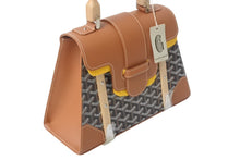 画像をギャラリービューアに読み込む, 新品未使用 Goyard ゴヤール サイゴンPM 2WAYショルダーバッグ ハンドバッグ ゴヤールディンキャンバス ブラウン ウッド 中古 4c068806