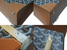 画像をギャラリービューアに読み込む, 新品未使用 Goyard ゴヤール サイゴンPM 2WAYショルダーバッグ ハンドバッグ ゴヤールディンキャンバス ブラウン ウッド 中古 4c068806