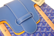 画像をギャラリービューアに読み込む, 新品未使用 Goyard ゴヤールサイゴンPM 2WAYショルダーバッグ ハンドバッグ ゴヤールディンキャンバス ブルー ウッド 4c068807