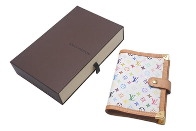 LOUIS VUITTON ルイヴィトン アジェンダPM 手帳カバー LV手帳 R20896 PVC レザー マルチカラー ブロン 美品 中古 4c068824