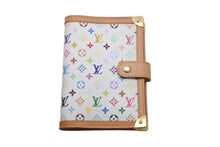 Load image into Gallery viewer, LOUIS VUITTON ルイヴィトン アジェンダPM 手帳カバー LV手帳 R20896 PVC レザー マルチカラー ブロン 美品 中古 4c068824