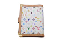 Load image into Gallery viewer, LOUIS VUITTON ルイヴィトン アジェンダPM 手帳カバー LV手帳 R20896 PVC レザー マルチカラー ブロン 美品 中古 4c068824