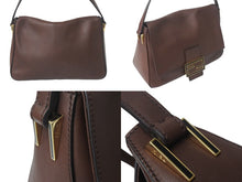 画像をギャラリービューアに読み込む, FENDI フェンディ ショルダーバッグ ビッグマンマバケット 8BR638-D16 イタリア製 レザー ブラウン ゴールド 美品 中古 4c068323