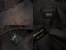 画像をギャラリービューアに読み込む, FENDI フェンディ ショルダーバッグ ビッグマンマバケット 8BR638-D16 イタリア製 レザー ブラウン ゴールド 美品 中古 4c068323