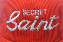 画像をギャラリービューアに読み込む, 新品未使用 SAINT MICHAEL セントマイケル CAP キャップ SECRET シークレット コーデュロイ レッド ホワイト サイズ0S 中古 4c068898
