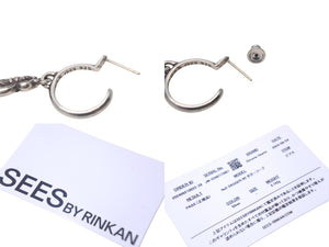 CHROME HEARTS クロムハーツ No5 ダガーフープ ピアス 重量4.9g シルバー925 1989刻印 アクセサリー 美品 中古 4c068901