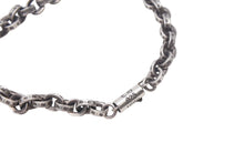 画像をギャラリービューアに読み込む, CHROME HEARTS クロムハーツ ペーパーチェーンブレスレット 重量11.2g 全長18.5cm シルバー925 1999刻印 美品 中古 4c068903