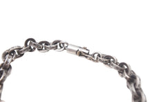 画像をギャラリービューアに読み込む, CHROME HEARTS クロムハーツ ペーパーチェーンブレスレット 重量11.2g 全長18.5cm シルバー925 1999刻印 美品 中古 4c068903
