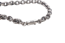 画像をギャラリービューアに読み込む, CHROME HEARTS クロムハーツ ペーパーチェーンブレスレット 重量11.2g 全長18.5cm シルバー925 1999刻印 美品 中古 4c068903