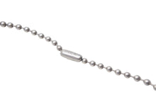 画像をギャラリービューアに読み込む, CHROME HEARTS クロムハーツ 1ボールタイニーCHクロスチャーム ネックレス 重量12.7g 全長52.5cm シルバー925 美品 中古 4c068904