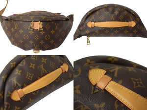 LOUIS VUITTON ルイヴィトン バムバッグ ボディバッグ M43644 モノグラム ブラウン PVC レザー 美品 中古 4c069107