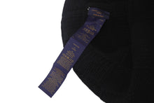 画像をギャラリービューアに読み込む, 極美品 LOUIS VUITTON ルイヴィトン ビーニー ダミエパール M7336A ニット帽 ブラック ウール ガラスパール 中古 4c068948