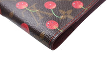 画像をギャラリービューアに読み込む, 極美品 LouisVuitton ルイヴィトン モノグラムチェリー アジェンダPM 手帳カバー システム手帳 手帳ブックカバー 村上隆 R21023 中古 4c068951
