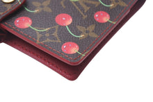 画像をギャラリービューアに読み込む, 極美品 LouisVuitton ルイヴィトン モノグラムチェリー アジェンダPM 手帳カバー システム手帳 手帳ブックカバー 村上隆 R21023 中古 4c068951