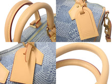 画像をギャラリービューアに読み込む, 極美品 LOUIS VUITTON ルイヴィトン スピーディ バンドリエール 25 ダミエ デニム N40700 ゴールド金具 中古 4c068963