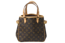 画像をギャラリービューアに読み込む, 極美品 LouisVuitton ルイヴィトン バティニョール ヴェルティカル ショルダーバッグ M51153 トアル地 ブラウン ゴールド 中古 4c068968
