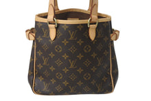 画像をギャラリービューアに読み込む, 極美品 LouisVuitton ルイヴィトン バティニョール ヴェルティカル ショルダーバッグ M51153 トアル地 ブラウン ゴールド 中古 4c068968