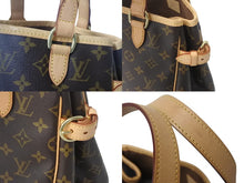 画像をギャラリービューアに読み込む, 極美品 LouisVuitton ルイヴィトン バティニョール ヴェルティカル ショルダーバッグ M51153 トアル地 ブラウン ゴールド 中古 4c068968