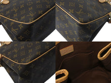 画像をギャラリービューアに読み込む, 極美品 LouisVuitton ルイヴィトン バティニョール ヴェルティカル ショルダーバッグ M51153 トアル地 ブラウン ゴールド 中古 4c068968