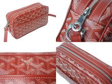 Load image into Gallery viewer, 極美品 GOYARD ゴヤール カップヴェールPM ショルダーバッグ レッド シルバー金具 PVC CAPVE2PMLTY02CL02P 中古 4c068972