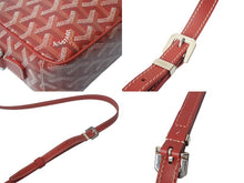 Load image into Gallery viewer, 極美品 GOYARD ゴヤール カップヴェールPM ショルダーバッグ レッド シルバー金具 PVC CAPVE2PMLTY02CL02P 中古 4c068972