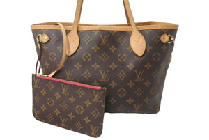 LOUIS VUITTON ルイヴィトン ネヴァーフルPM トートバッグ M41245 モノグラムキャンバス ブラウン ピヴォワンヌ 美品 中古 4c068975