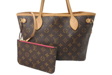 画像をギャラリービューアに読み込む, LOUIS VUITTON ルイヴィトン ネヴァーフルPM トートバッグ M41245 モノグラムキャンバス ブラウン ピヴォワンヌ 美品 中古 4c068975