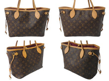 画像をギャラリービューアに読み込む, LOUIS VUITTON ルイヴィトン ネヴァーフルPM トートバッグ M41245 モノグラムキャンバス ブラウン ピヴォワンヌ 美品 中古 4c068975