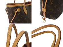 画像をギャラリービューアに読み込む, LOUIS VUITTON ルイヴィトン ネヴァーフルPM トートバッグ M41245 モノグラムキャンバス ブラウン ピヴォワンヌ 美品 中古 4c068975