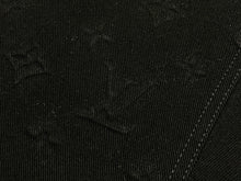 画像をギャラリービューアに読み込む, 極美品 LOUISVUITTON ルイヴィトン モノグラム ダブルニー デニム カーペンターパンツ イタリア製 ブラック サイズ34 中古 4c068988
