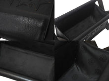 画像をギャラリービューアに読み込む, CHROME HEARTS クロムハーツ リモコンラック スターパッチ レザー エボニー シルバー925 オブジェ 置物 美品 中古 4c068995