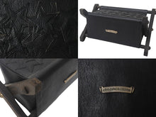 画像をギャラリービューアに読み込む, CHROME HEARTS クロムハーツ リモコンラック スターパッチ レザー エボニー シルバー925 オブジェ 置物 美品 中古 4c068995