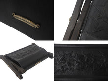 画像をギャラリービューアに読み込む, CHROME HEARTS クロムハーツ リモコンラック スターパッチ レザー エボニー シルバー925 オブジェ 置物 美品 中古 4c068995