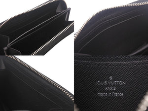 LouisVuitton ルイヴィトン ジッピーコインパース ダミエグラフィット N63076 フランス製 PVC ブラック シルバー 美品 中古 4c069003