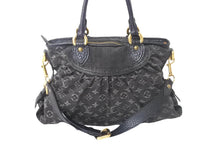 Load image into Gallery viewer, 極美品 LOUIS VUITTON ルイヴィトン ネオカヴィMM ハンドバッグ M95351 モノグラムデニム レザー 2WAY ゴールド金具 中古 4c069022