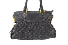 Load image into Gallery viewer, 極美品 LOUIS VUITTON ルイヴィトン ネオカヴィMM ハンドバッグ M95351 モノグラムデニム レザー 2WAY ゴールド金具 中古 4c069022