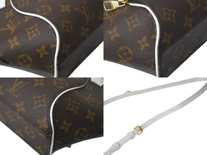 新品同様 LOUIS VUITTON ルイヴィトン ハンドバッグ M69055 エリプスBB モノグラムキャンバス ブラウン ゴールド金具 中古 4c069055